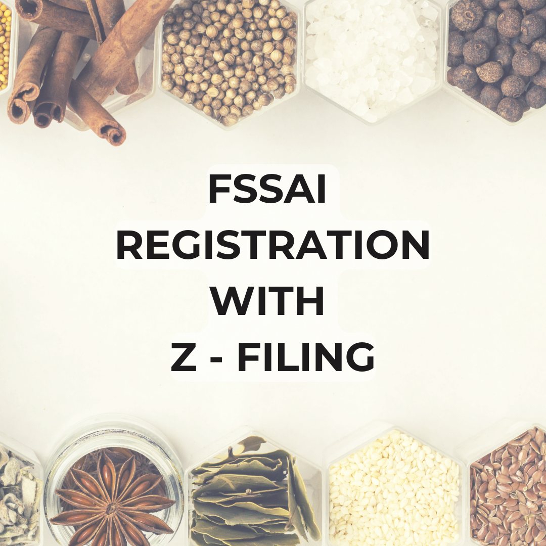 This image is about FSSAI Registration with ZFiling