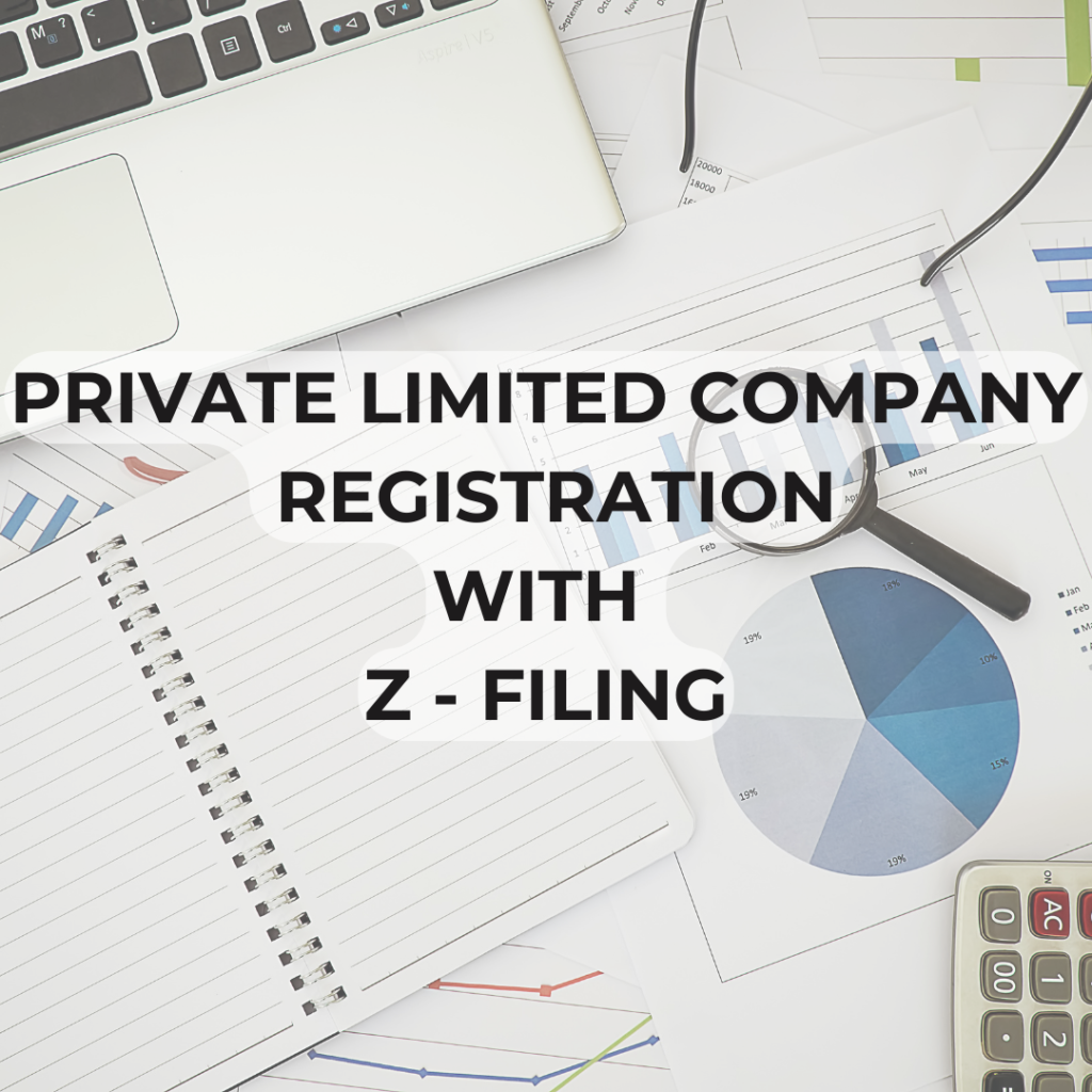 This image is Private company registration with Zfiling