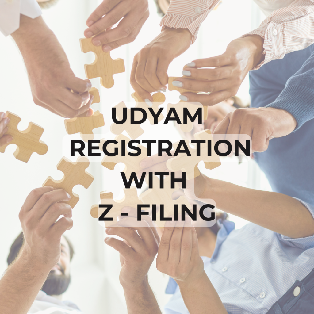 This image is about UDYAM Registration with ZFiling