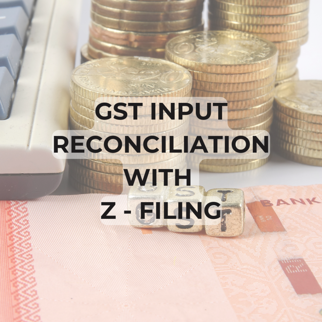 This image is about GST Input Reconciliation