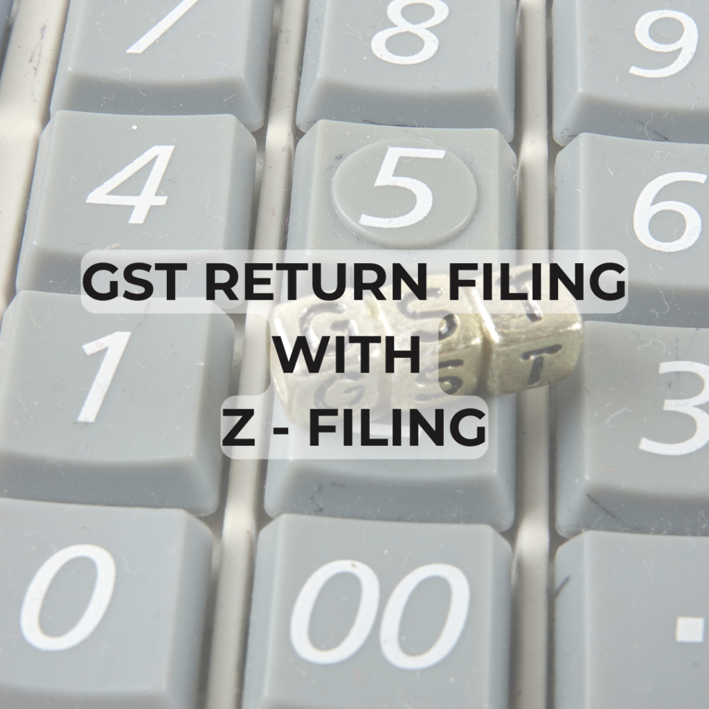 This image is about Gst Return Filing with Zfiling