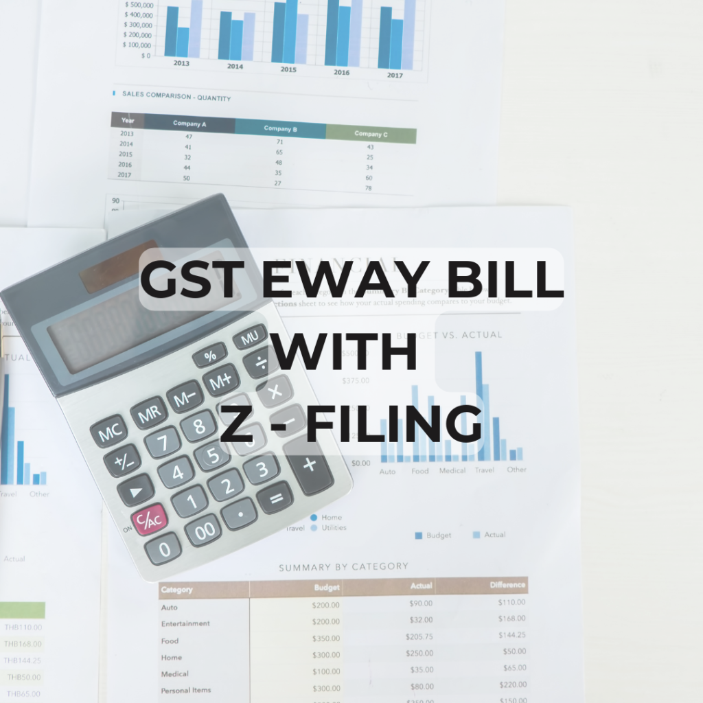 This image is about GST eWay Bill with ZFiling