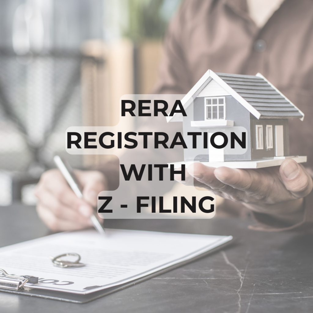 This image is RERA Registration with ZFiling