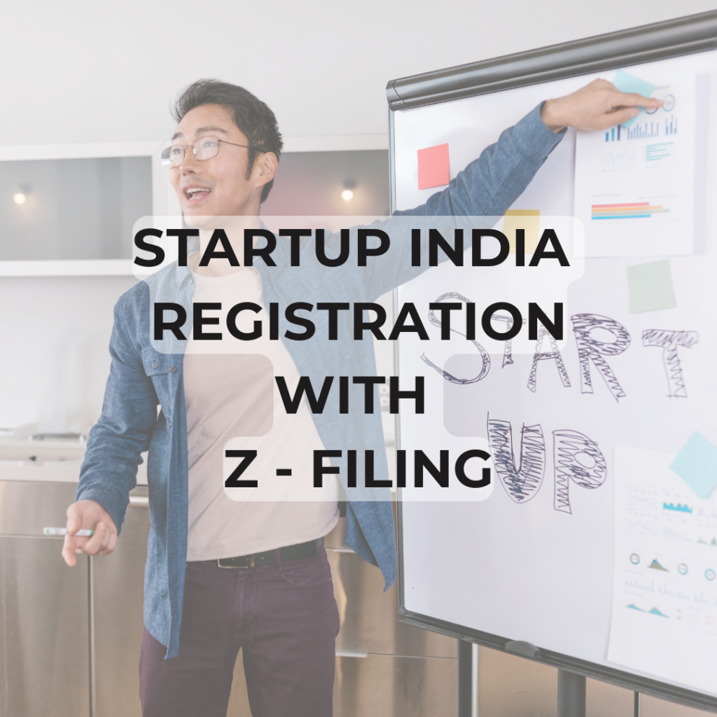 This image is about Startup India Registration with ZFiling