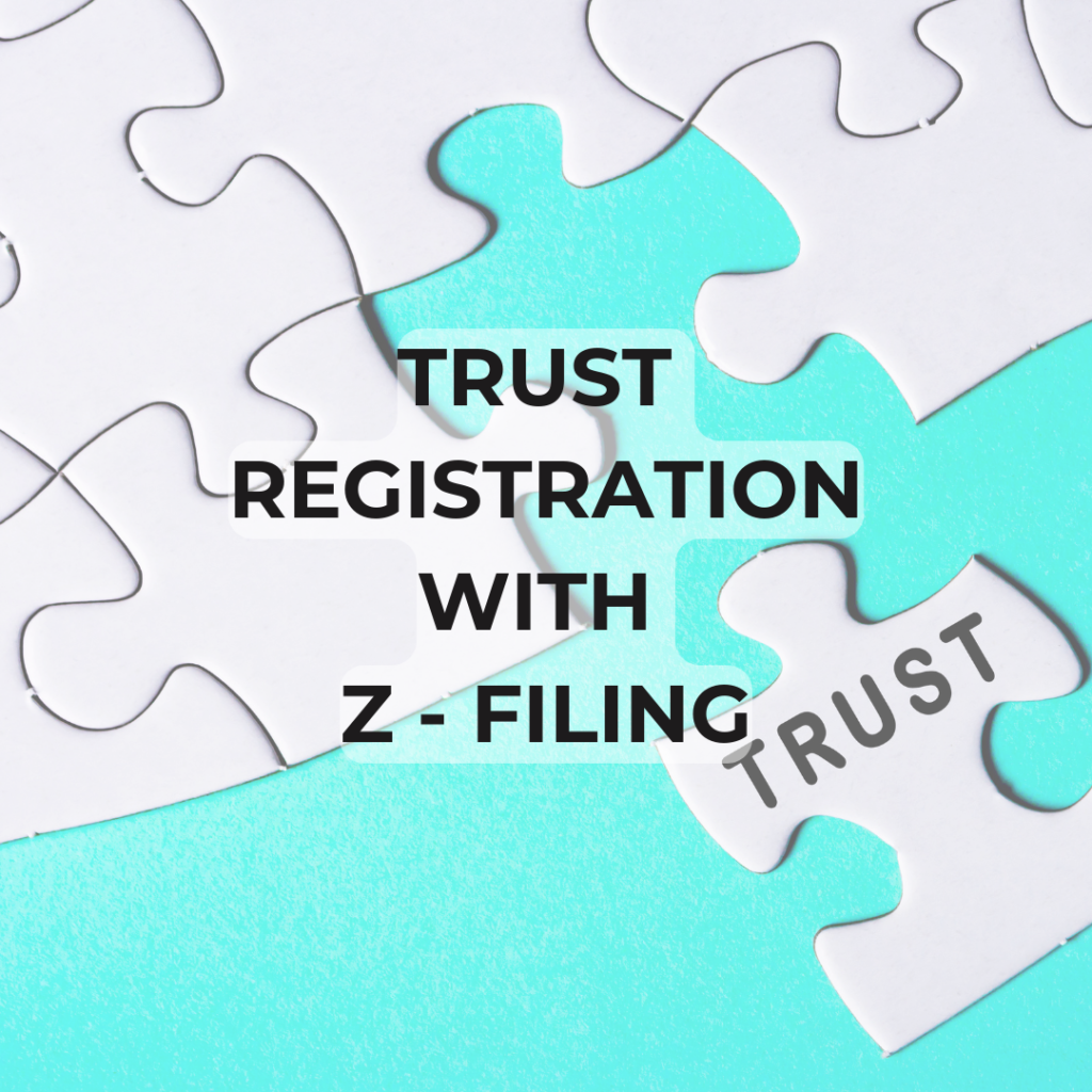 this image is about trsuts registration with Zfiling